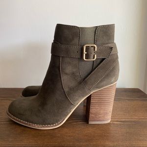 Suede Booties